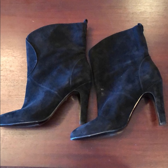 EUC Sigerson Morrison black Suede boots sz 10 - Picture 2 of 8